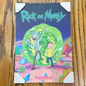 Trends International Rick And Morty Cover Wall Plaque 12 x 8.5 New